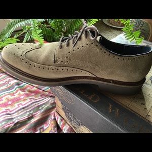 Cole Haan S11 Morris Suede Wingtip Oxford Loafer